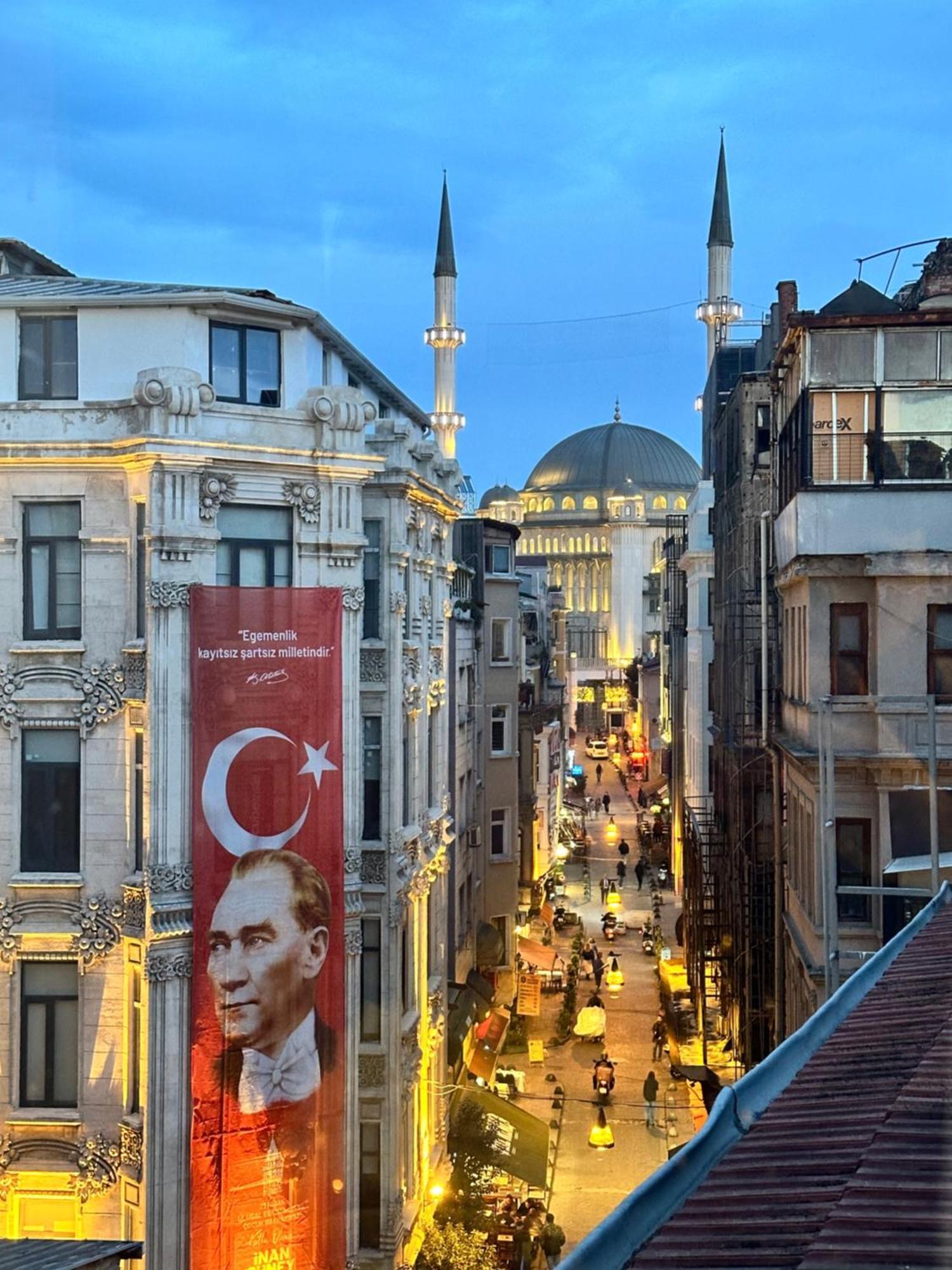 Boutique Central Taksim Isztambul Kültér fotó